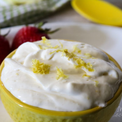 Zesty Lemon Cream Dip