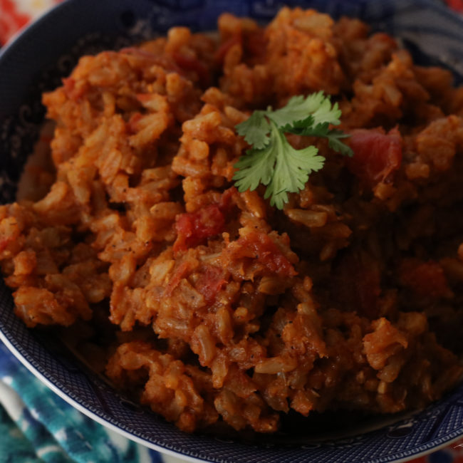 Mexican Brown Rice - Mrs. Criddles Kitchen