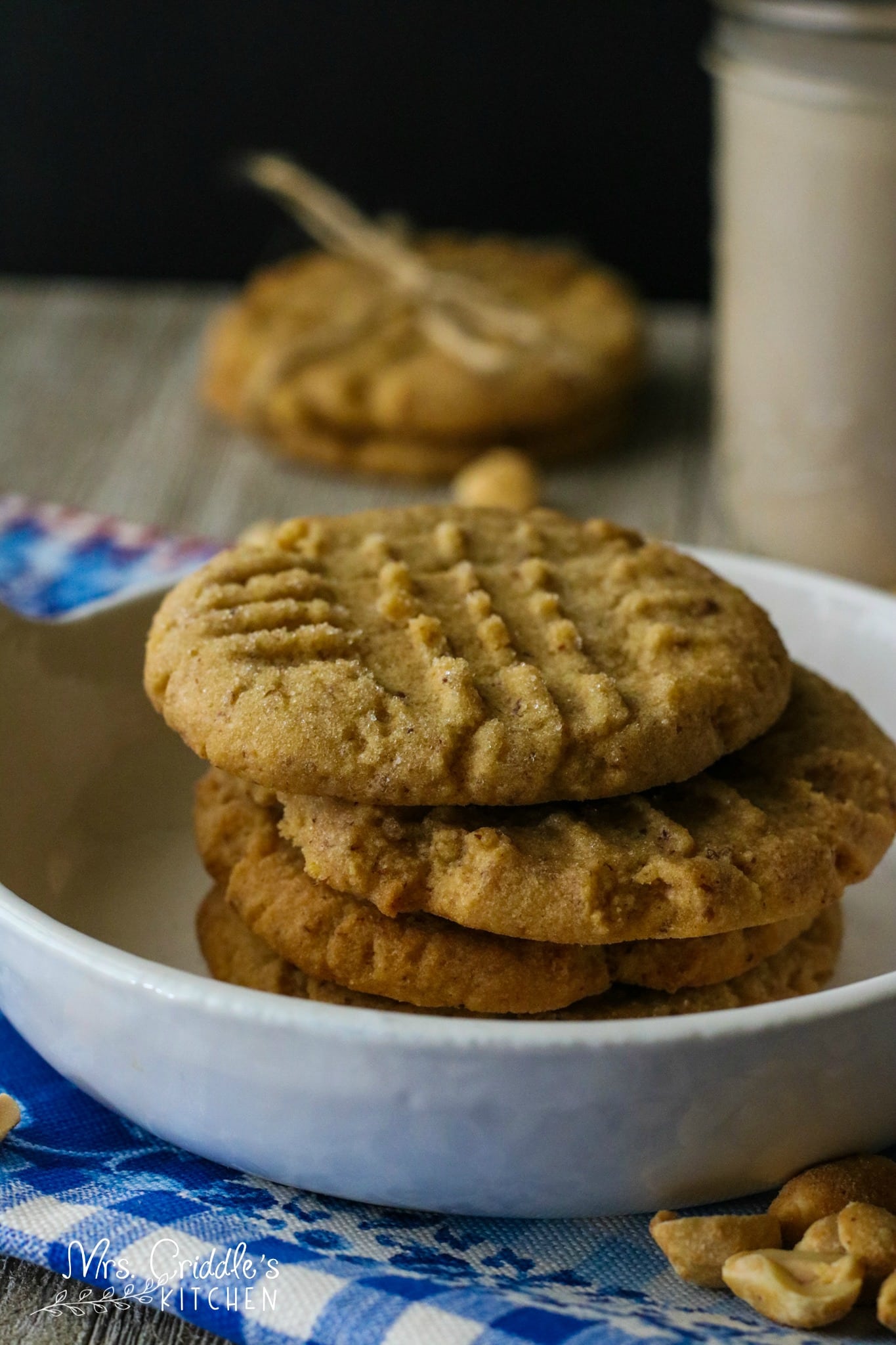 Low Carb Peanut Butter Cookies - Mrs. Criddles Kitchen
