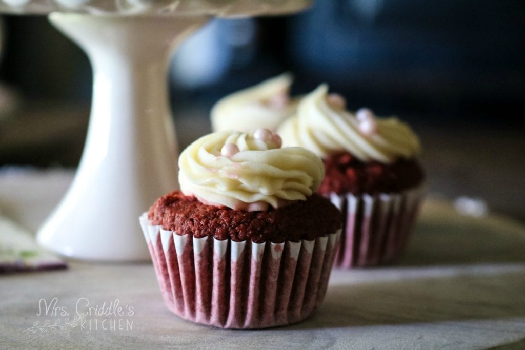 Mini Red Velvet Cupcakes- THM S, Low Carb, Sugar Free