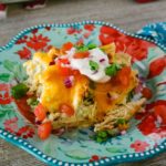 Sour Cream Chicken Enchilada Casserole