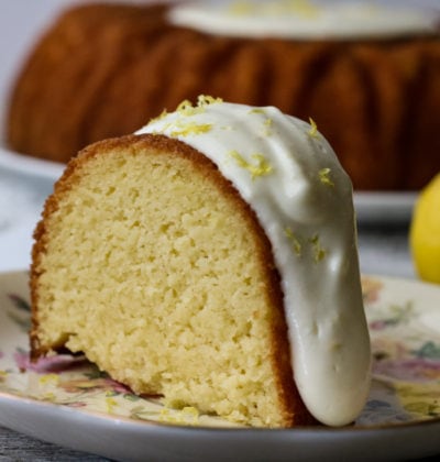 Sweet Vanilla Bundt Cake with a Zesty Lemon Icing