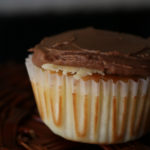 Low Carb Vanilla Cupcakes with Chocolate Buttercream